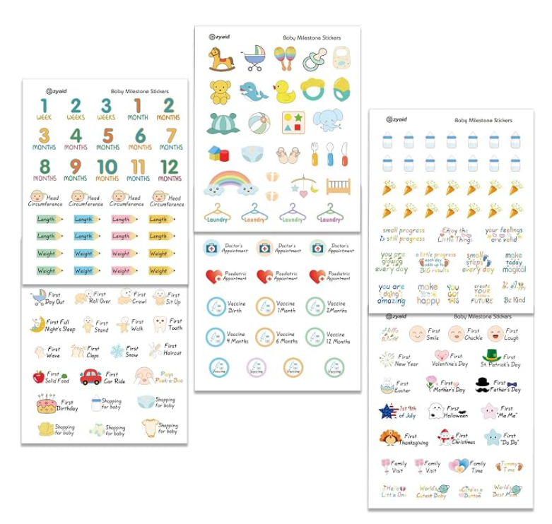 Milestone Sticker Sheet