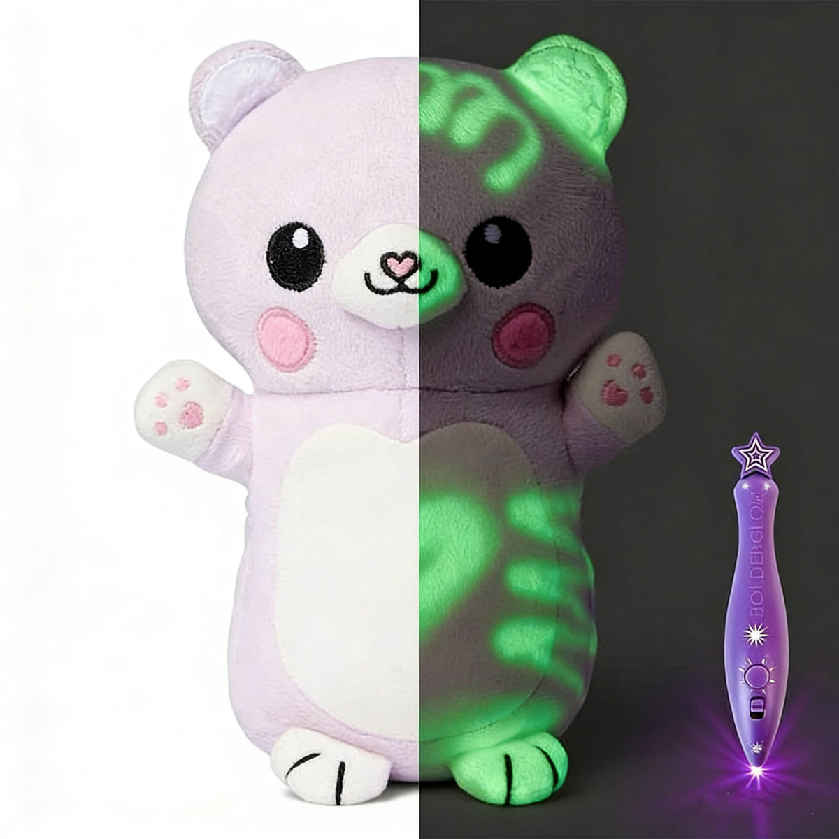Draw & Glow Stuffed Animal